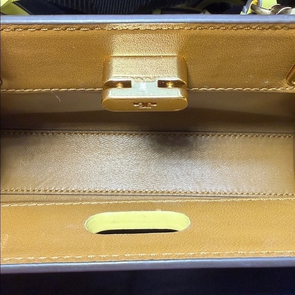 Tory Burch Lee Radziwill Petite Bag in Lemon Drop - Picture 8 of 13